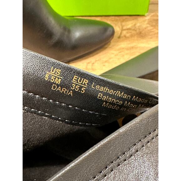 Sam Edelman Daria Dress Booties Black Leather Size 5.5 NIB Dressy Versatile